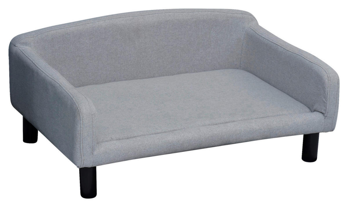 PawHut Hundesofa hellgrau Polyester B/H/L: ca. 82x36x54 cm Hundesofa - hellgrau (54,00/82,00/36,00cm) - PawHut