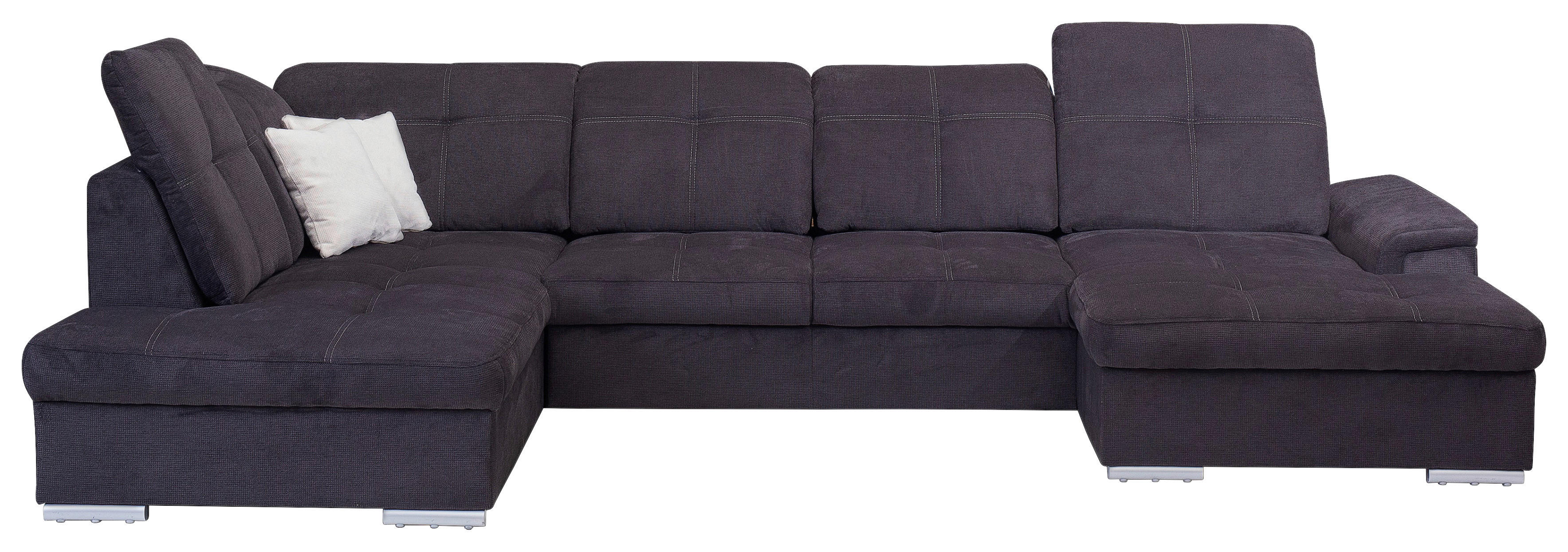 Wohnlandschaft Power hellbeige anthrazit silber Power - hellbeige/anthrazit