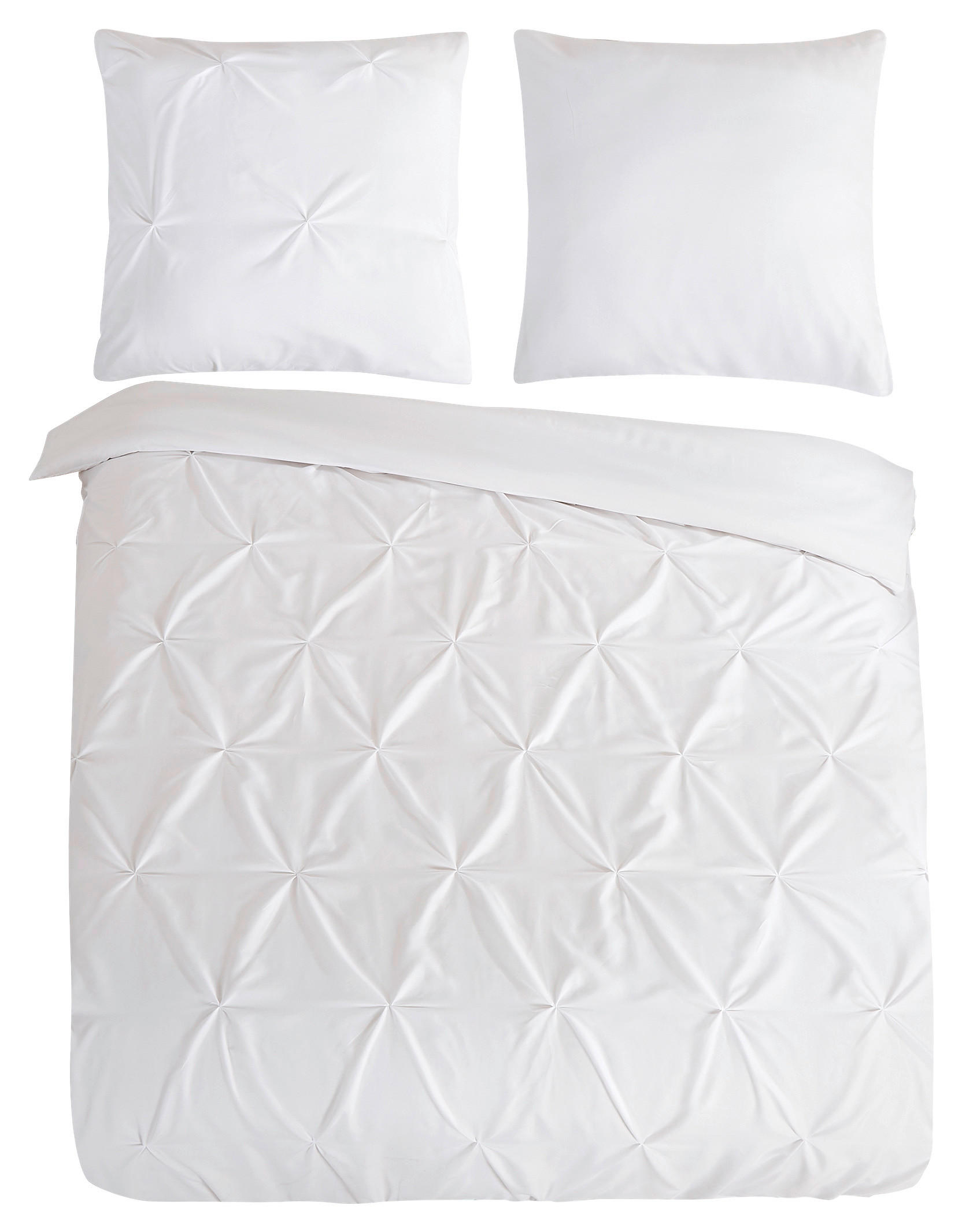 Bettwäsche Elegance weiß Polyester B/L: ca. 200x200 cm Elegance - weiß (200,00/200,00cm) - Pure