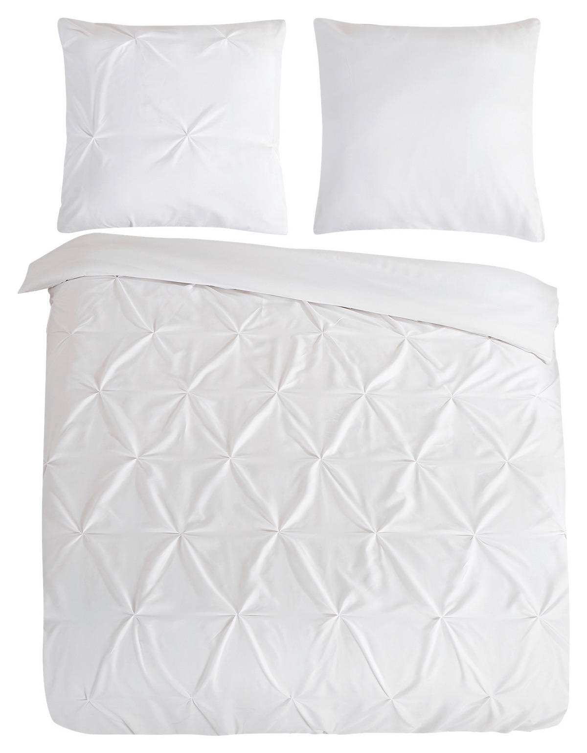 Bettwäsche Elegance weiß Polyester B/L: ca. 200x200 cm Elegance - weiß (200,00/200,00cm) - Pure