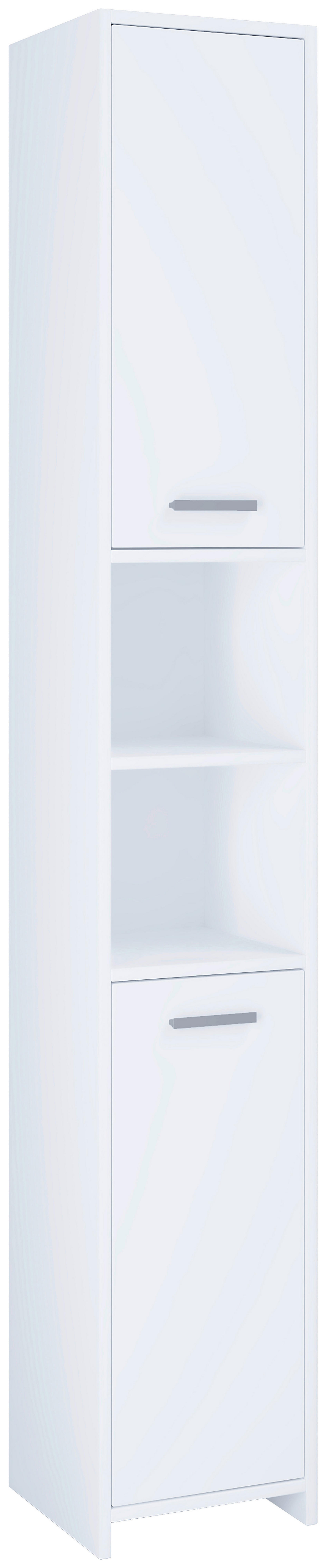 Hochschrank Zalo weiß B/H/T: ca. 30x180x30 cm Zalo - weiß (30,00/180,00/30,00cm) - VCM Möbel