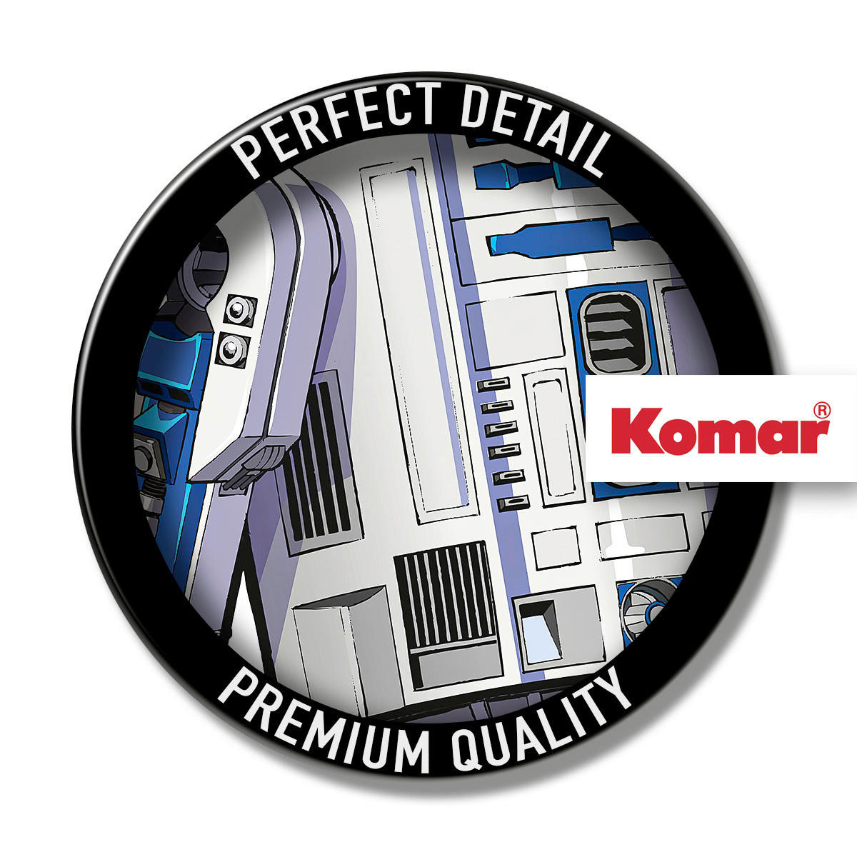 Komar Fototapete Star Wars XXL R2D2 B/L: ca. 127x120 cm Star Wars XXL R2D2 - (127,00/120,00cm) - Komar