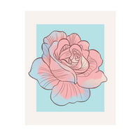 Komar Poster Cinderella Rose Disney B/L: ca. 40x50 cm Cinderella Rose - (40,00/50,00cm) - Komar