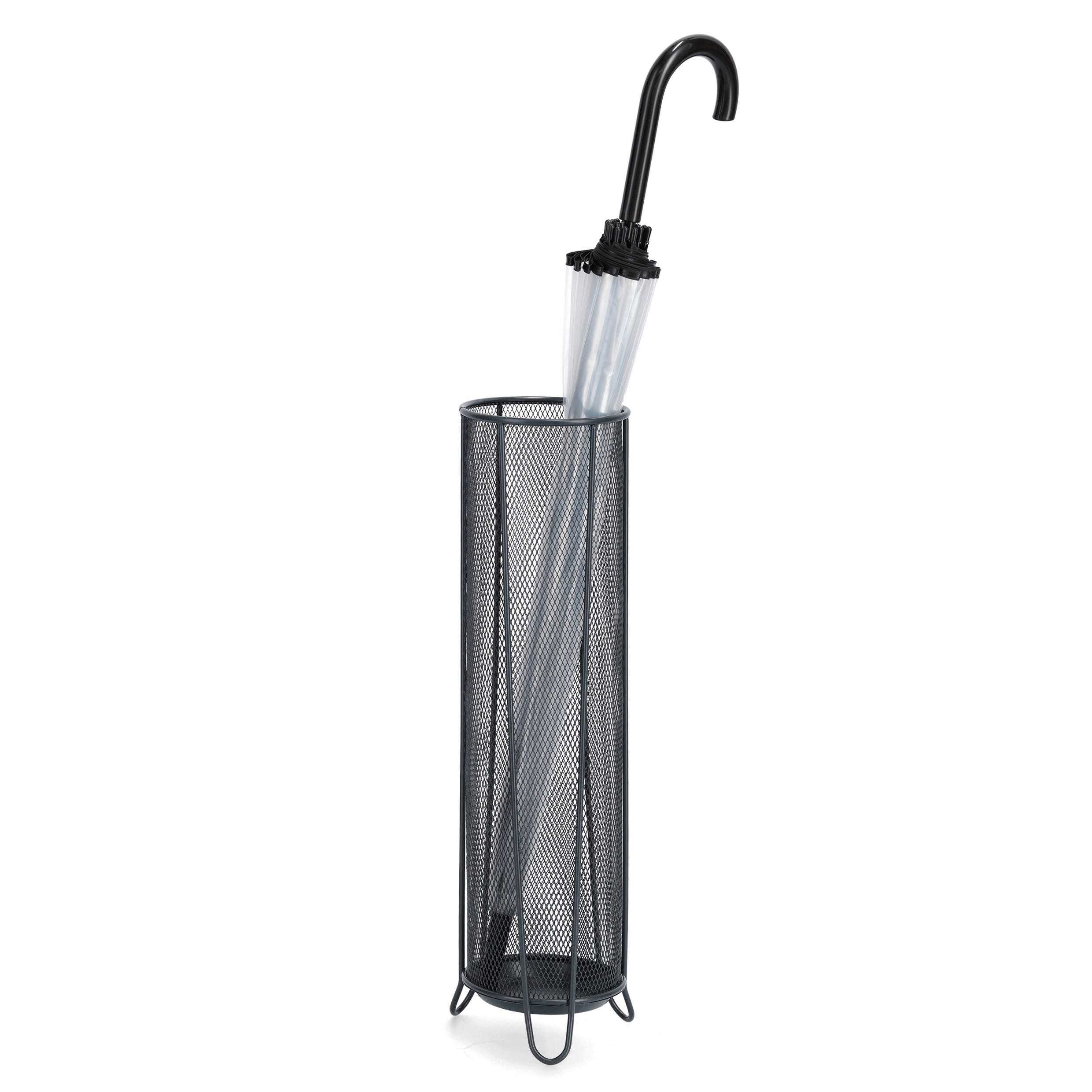 Zeller Schirmständer anthrazit B/H/L: ca. 14x53x14 cm Schirmständer - anthrazit (14,00/14,00/53,00cm) - Zeller