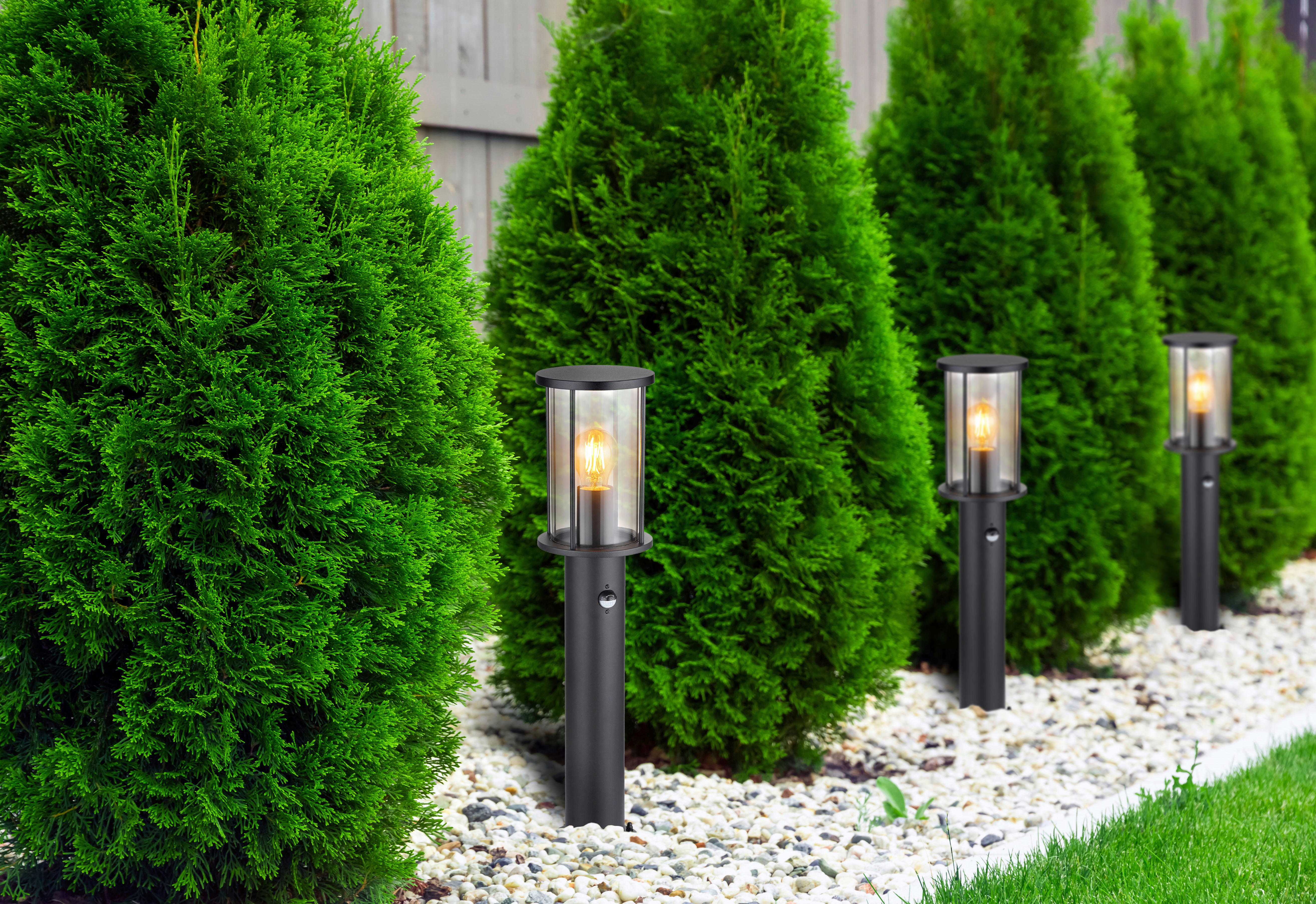 Außenleuchte schwarz H/D: ca. 60x14,3 cm GRACEY - schwarz (14,30/60,00cm) - GLOBO