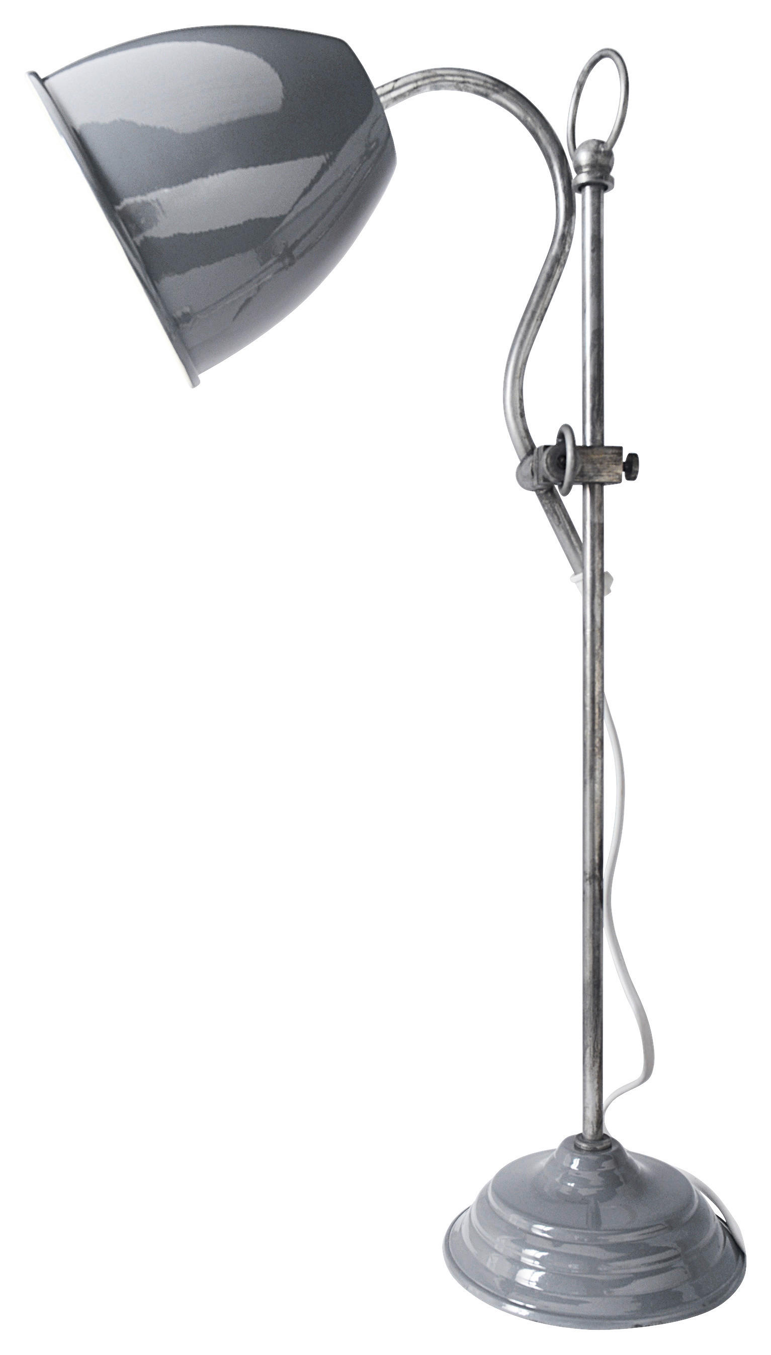 Näve Leuchten Tischleuchte 3110416 grau Metall B/H/T: ca. 19x53x13 cm E14 1 Brennstellen Pinhead - grau (19,00/53,00/13,00cm) - Näve Leuchten