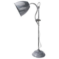 Näve Leuchten Tischleuchte 3110416 grau Metall B/H/T: ca. 19x53x13 cm E14 1 Brennstellen Pinhead - grau (19,00/53,00/13,00cm) - Näve Leuchten