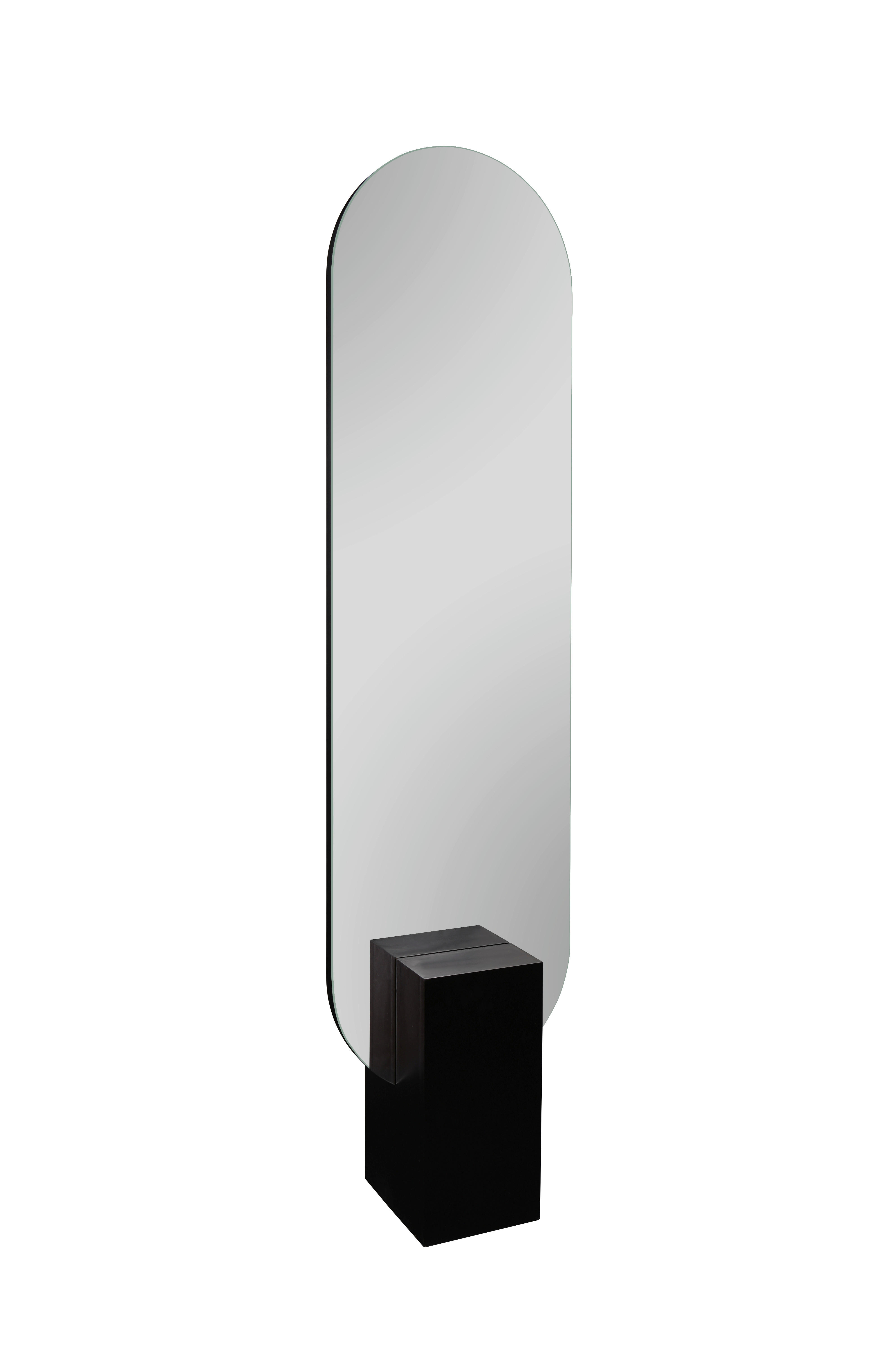 Standspiegel Mathilda schwarz B/H: ca. 45x180 cm Mathilda - schwarz (45,00/180,00cm)