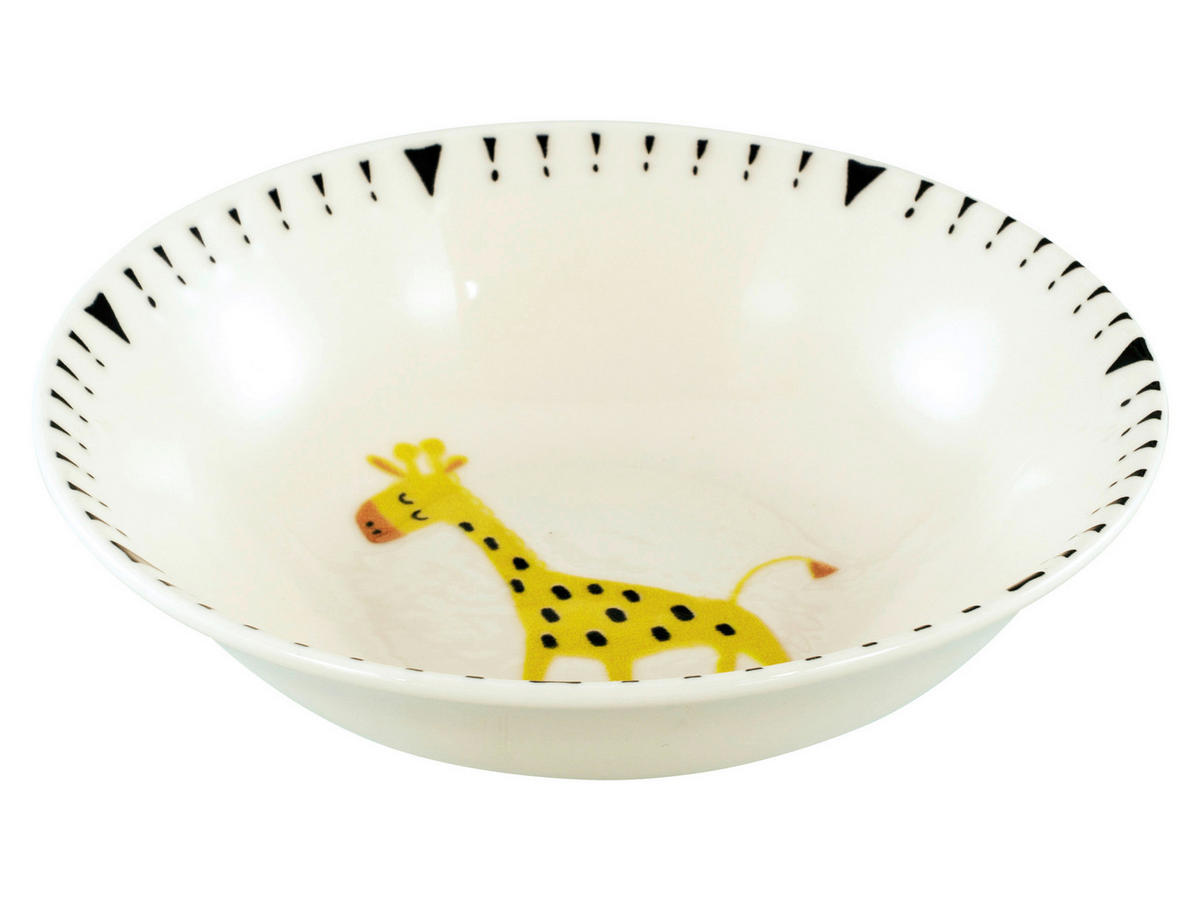 CreaTable Mehrzweckschalen Safari mehrfarbig Steinzeug D: ca. 18,6 cm Safari - mehrfarbig (18,60cm) - CreaTable