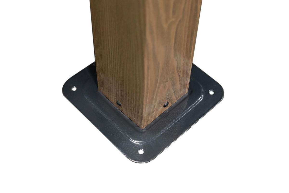 Sojag Pavillon Fontana braun Aluminium B/H/L: ca. 364,3x310x298 cm Fontana - braun (298,00/364,30/310,00cm) - Sojag