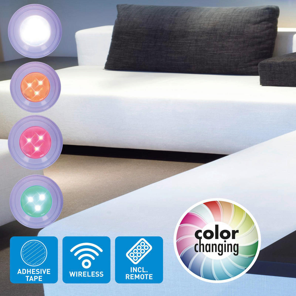 Grundig Spots B/H/L: ca. 6,9x2,9x6,9 cm LED-Spots_Grundig - (6,90/6,90/2,90cm) - Grundig