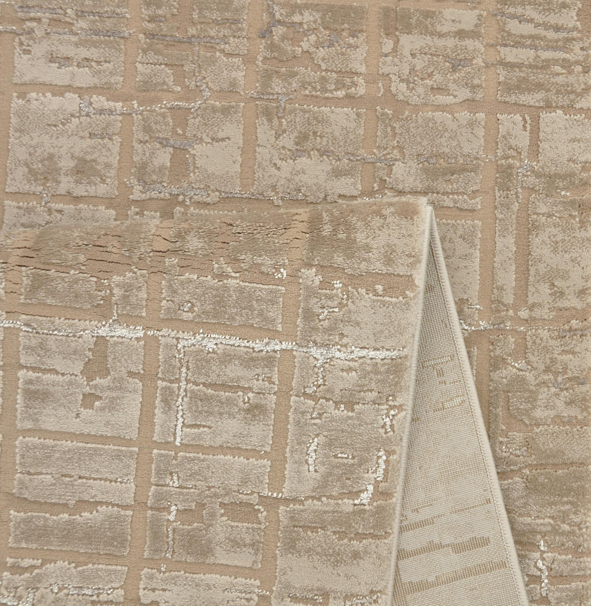 Merinos Webteppich Elite sand B/L: ca. 120x170 cm Elite - sand (120,00/170,00cm) - Merinos