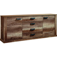 Sideboard Aalborg Oak Monument Nachbildung Spanplatte B/H/T: ca. 212x86x40 cm Aalborg - Oak (212,00/86,00/40,00cm)