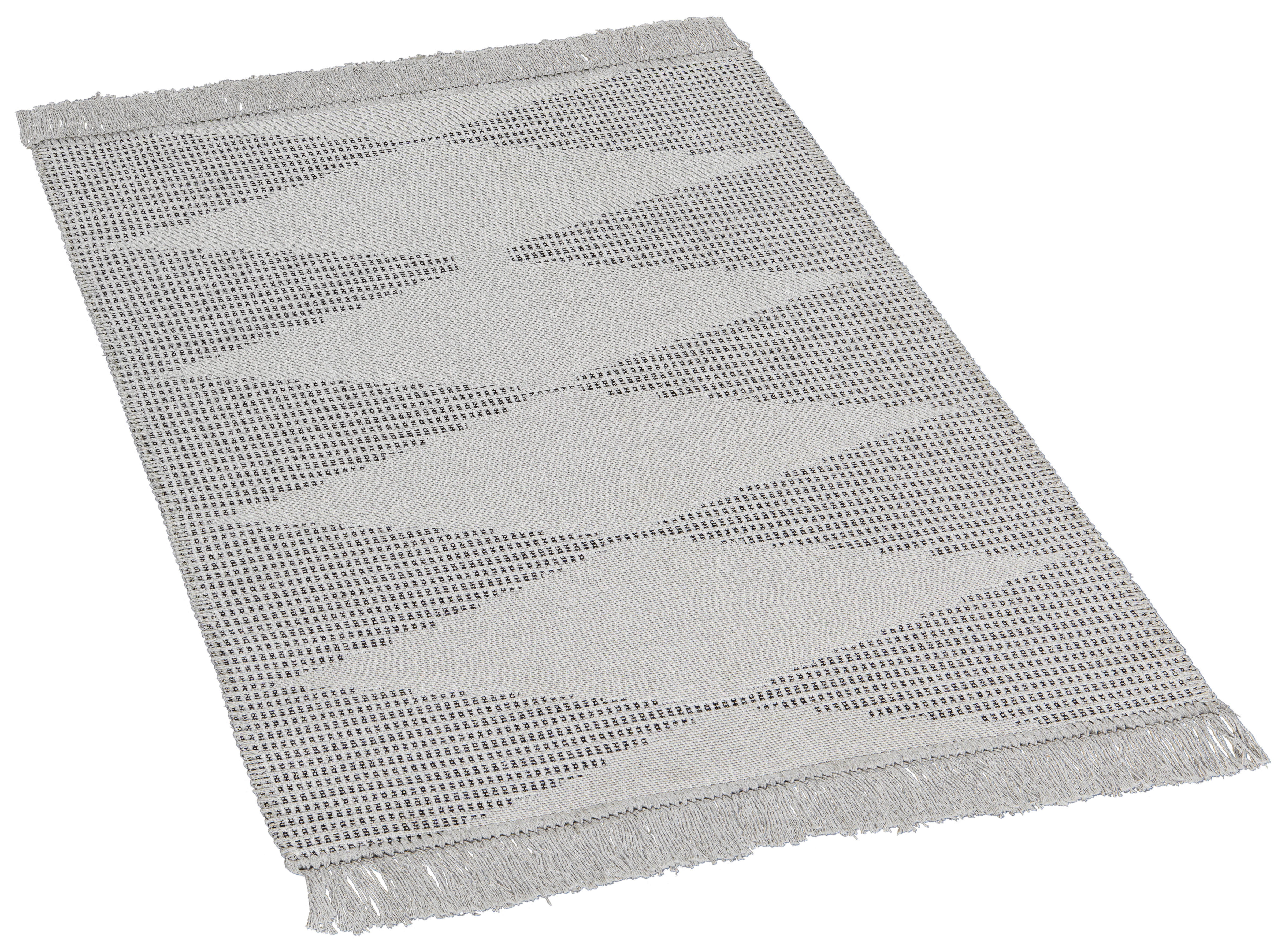Teppich Boho Kilim grau B/L: ca. 60x90 cm günstig online kaufen