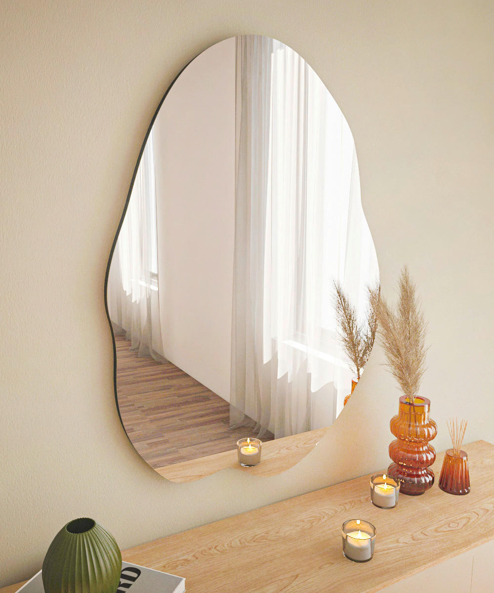 Wandspiegel Oho transparent Spanplatte B/H/T: ca. 60x85x3,5 cm Oho - transparent (60,00/85,00/3,50cm) - moebel17
