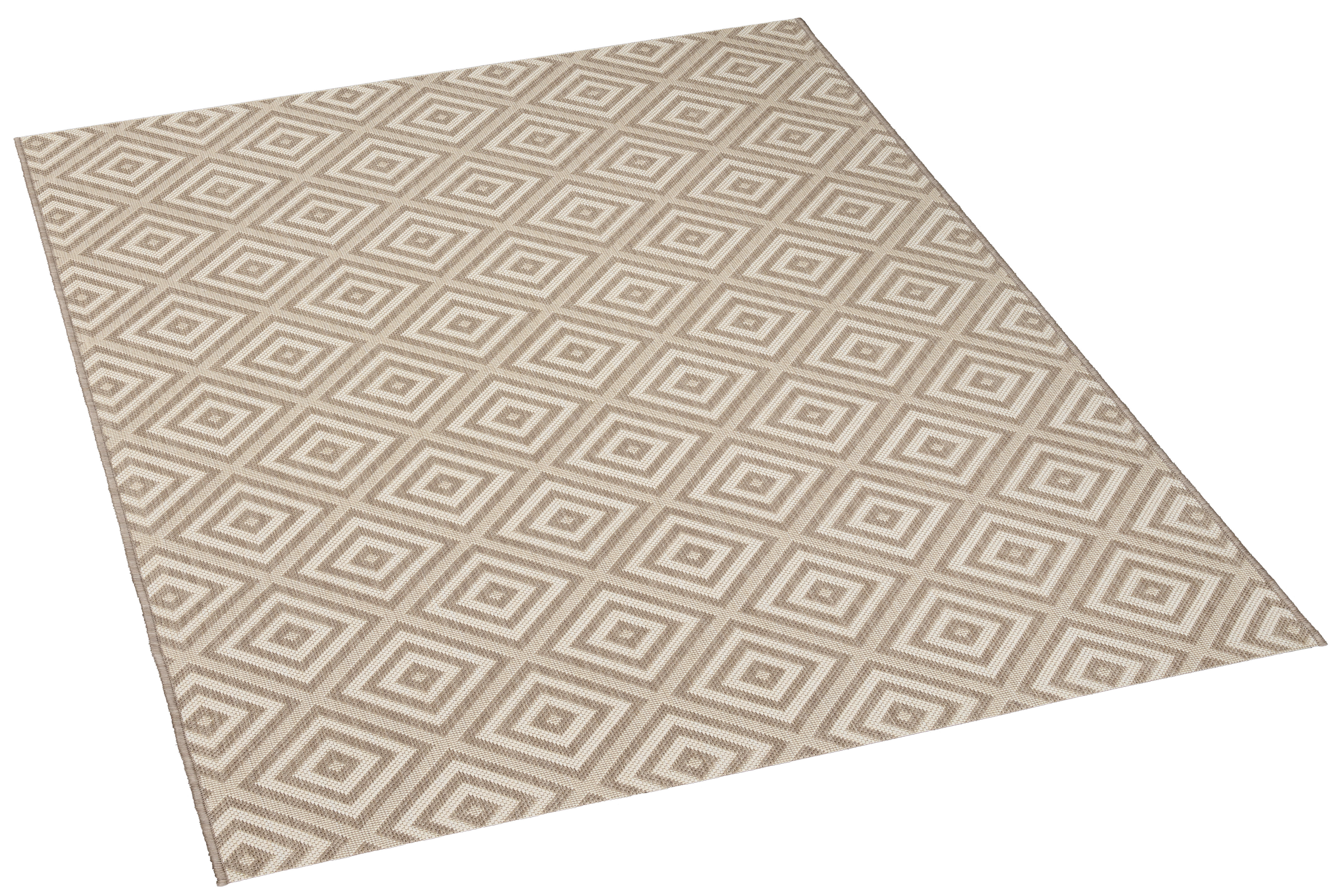 Webteppich Ambiente taupe B/L: ca. 60x110 cm günstig online kaufen