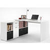 Schreibtisch  weiß B/H/T: ca. 136x74x66,5 cm Lexo_Schreibtisch 353-001 - weiß (136,00/74,00/66,50cm)