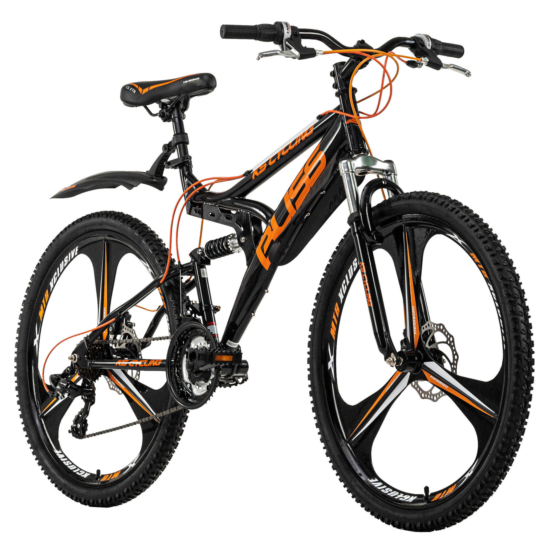 KS-Cycling Mountain-Bike Bliss Bliss 26 Zoll Rahmenhöhe 47 cm 21 Gänge schwarz schwarz ca. 26 Zoll Bliss - orange/schwarz - KS-Cycling