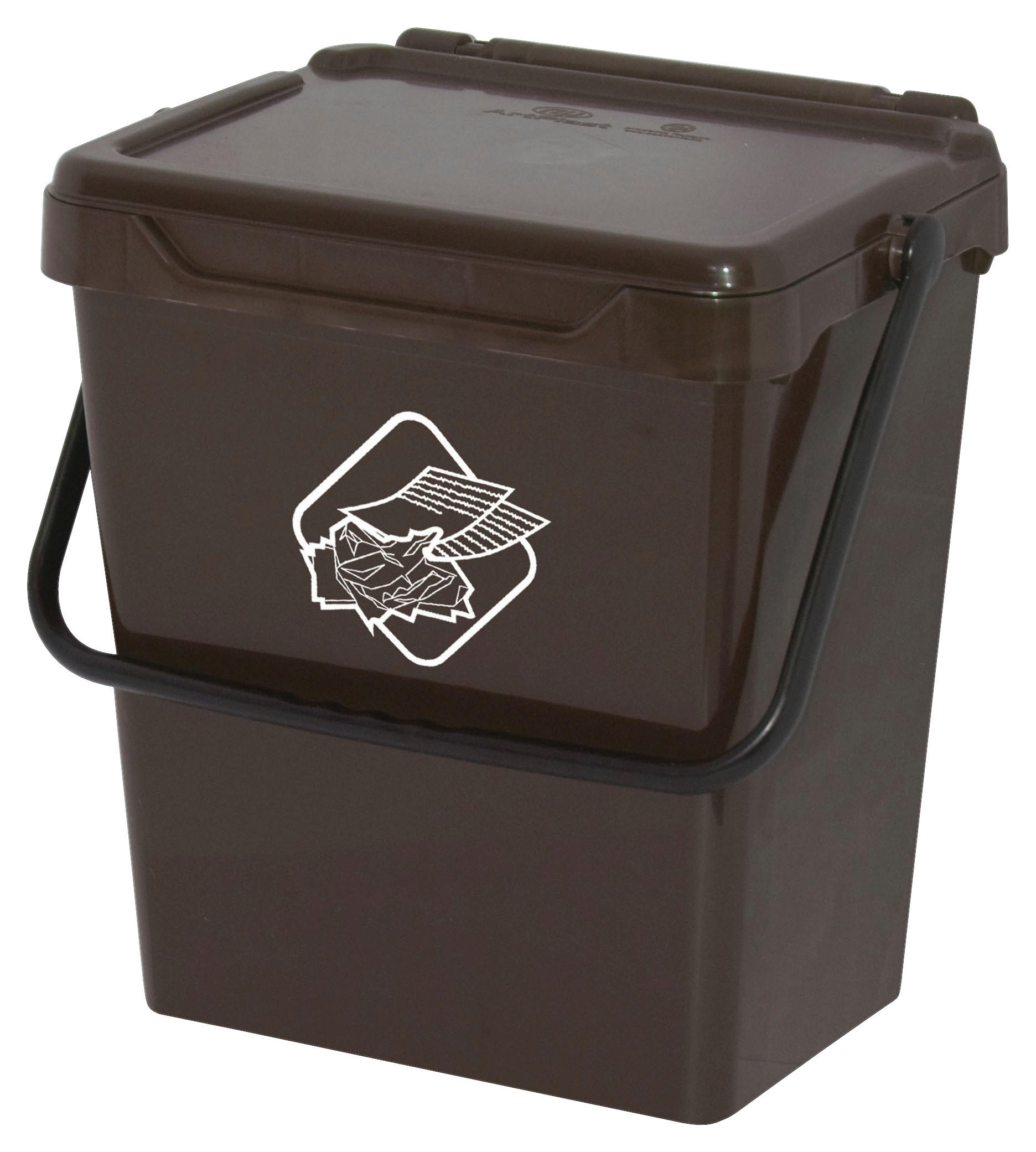 Eco-Logico Eimer braun Polypropylen B/H/L: ca. 30,5x39x40 cm Eimer 30l - braun (40,00/30,50/39,00cm) - Eco-Logico