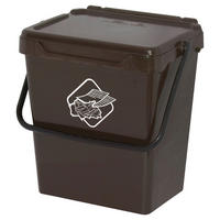 Eco-Logico Eimer braun Polypropylen B/H/L: ca. 30,5x39x40 cm Eimer 30l - braun (40,00/30,50/39,00cm) - Eco-Logico
