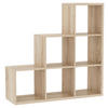 Stufenregal Max Step Eiche Sonoma Nachbildung B/H/T: ca. 106x107x33 cm Max Step - Eiche (106,00/107,00/33,00cm)