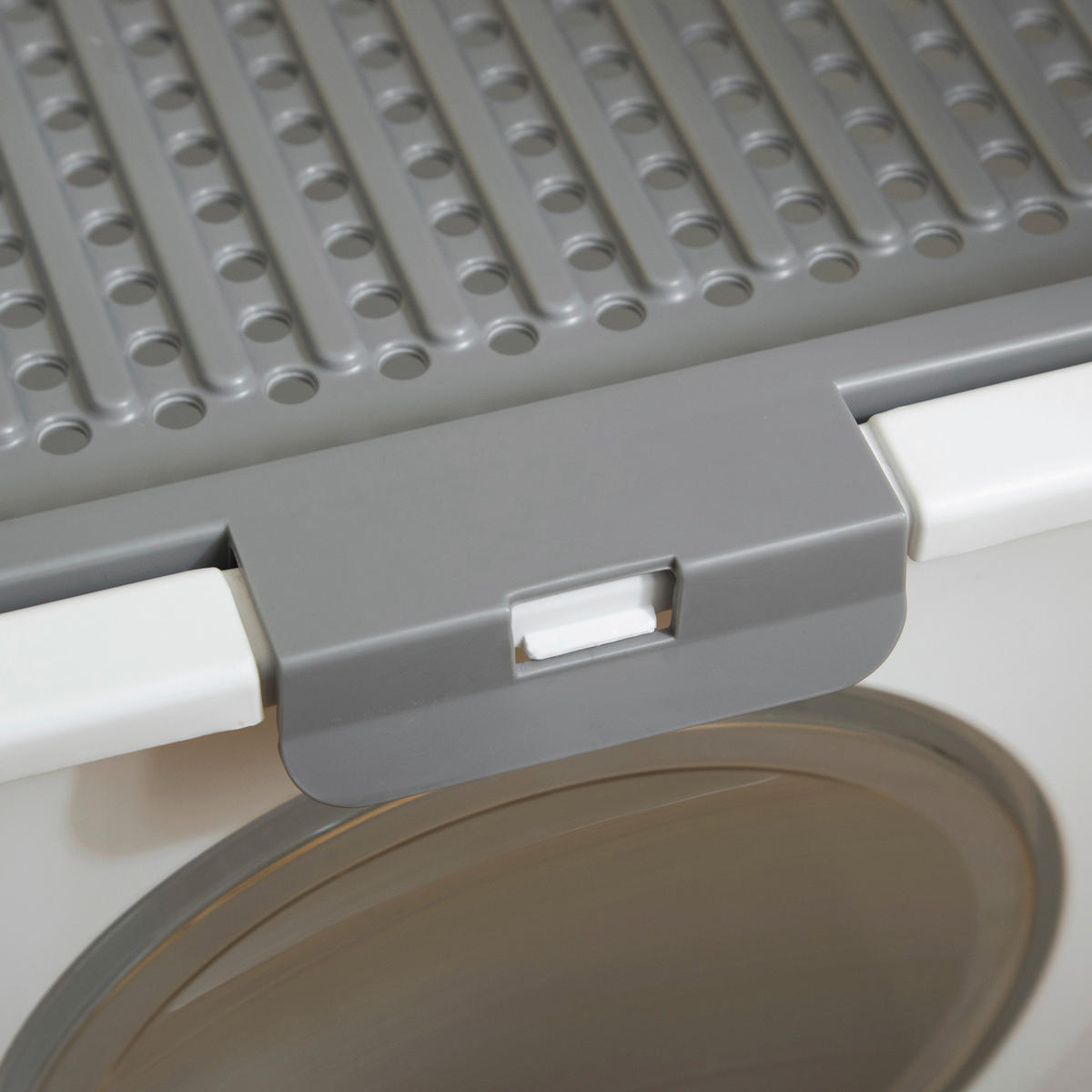 PawHut Katzen-Zubehör weiß Polyethylen B/H/L: ca. 55x44x39 cm Katzentoilette - weiß (39,00/55,00/44,00cm) - PawHut