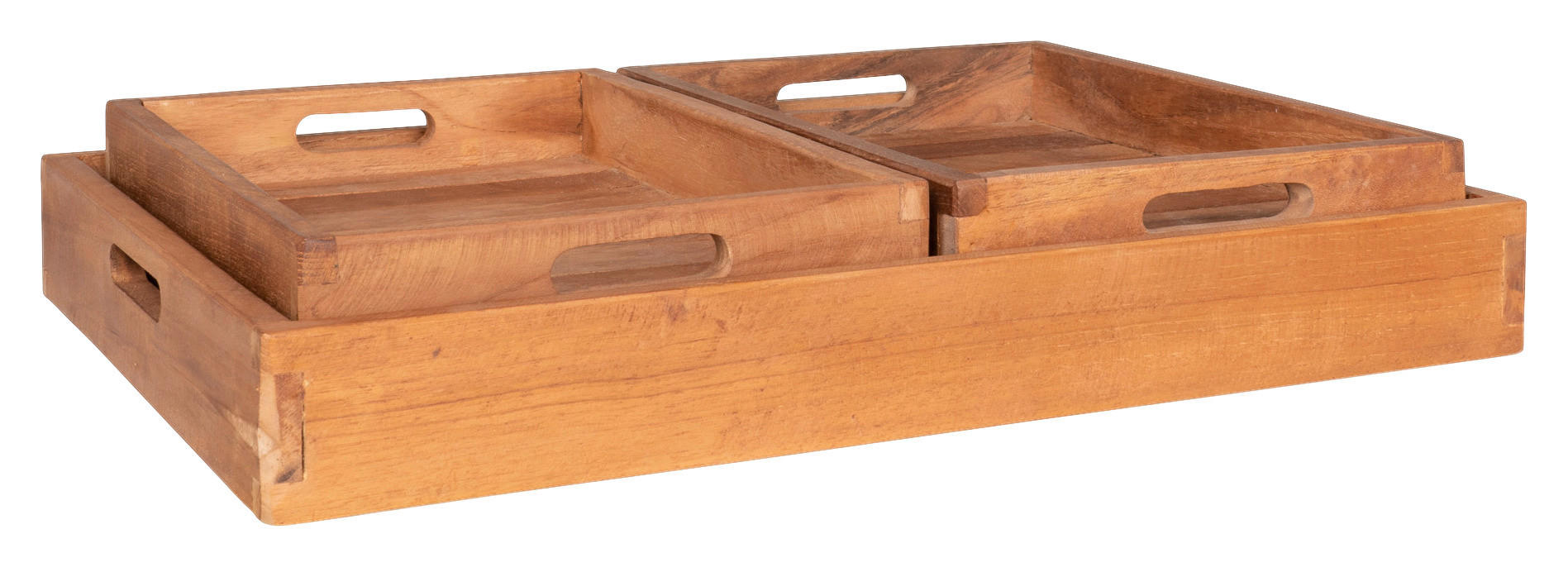 Tablett 3er Set Faro Faro - teak