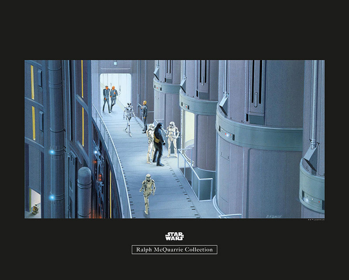 Komar Poster Star Wars Classic RMQ Prison Elevat Star Wars B/L: ca. 50x40 cm Star Wars Classic RMQ Prison Elevat - (50,00/40,00cm) - Komar