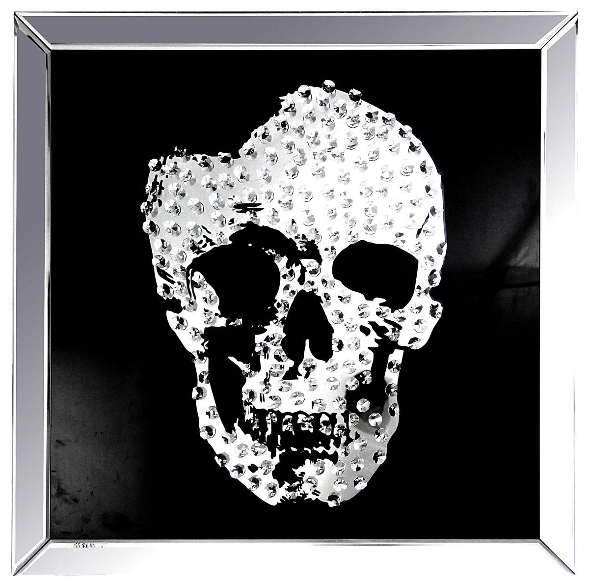 Wandbild Totenkopf B/L: ca. 60x60 cm Bild_Kristall_Skull 60x60cm - (60,00/60,00cm)