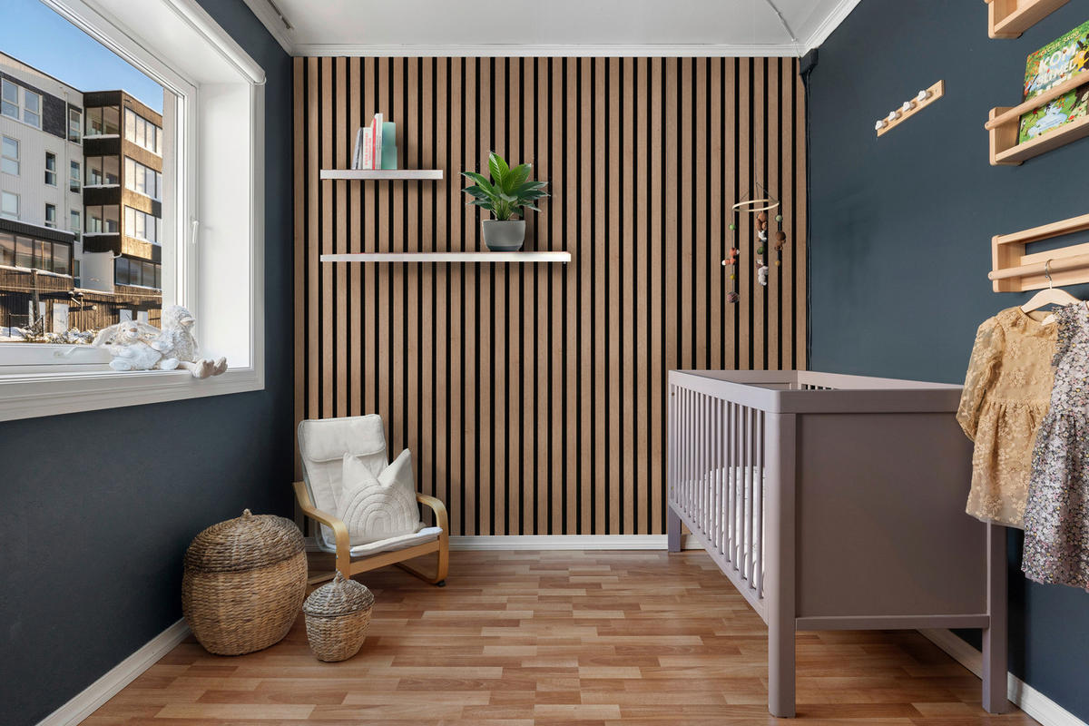 Akustikpaneel Eiche L/B/H: ca. 1,9x56,1x240 cm pro Stück Akustikplatte 240x56 Eiche Amalfi - Eiche (1,90/56,10/240,00cm)