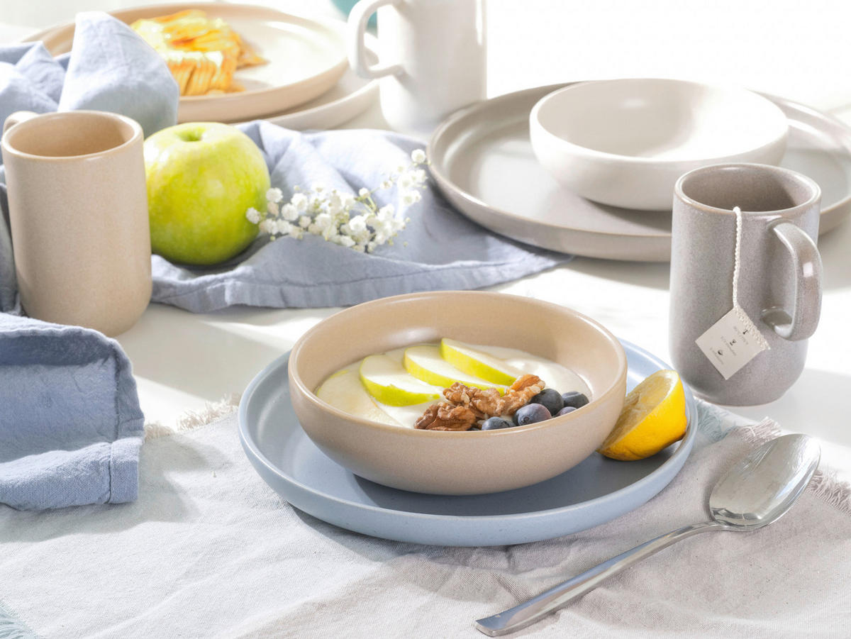 CreaTable Kombiservice Uno Nordic bunt Steinzeug 16 tlg. Uno Nordic - bunt - CreaTable