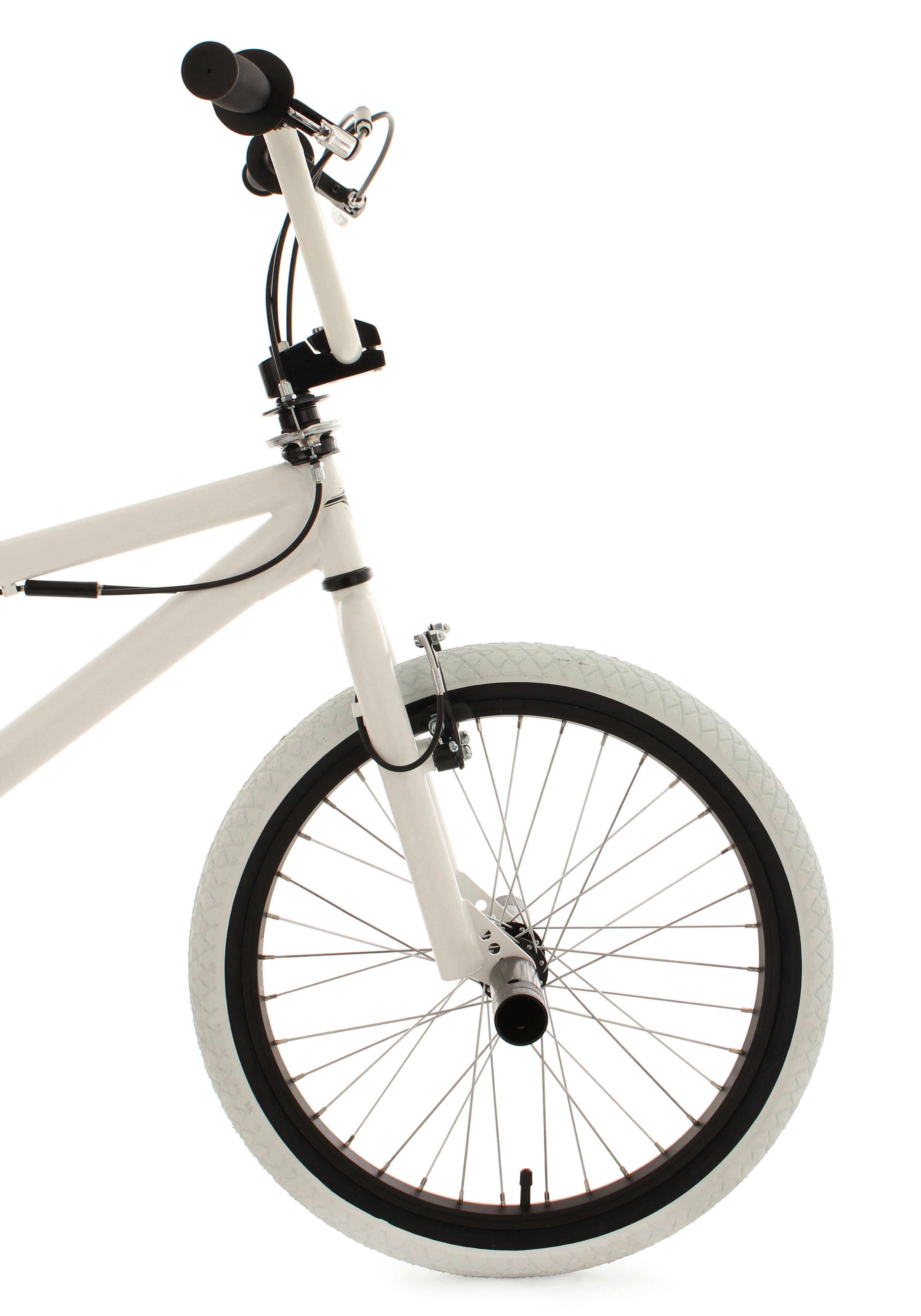 KS Cycling BMX Fatt 602B 20 Zoll Rahmenhöhe 28 cm 1 Gänge weiß weiß ca. 20 Zoll Fatt - weiß - KS Cycling