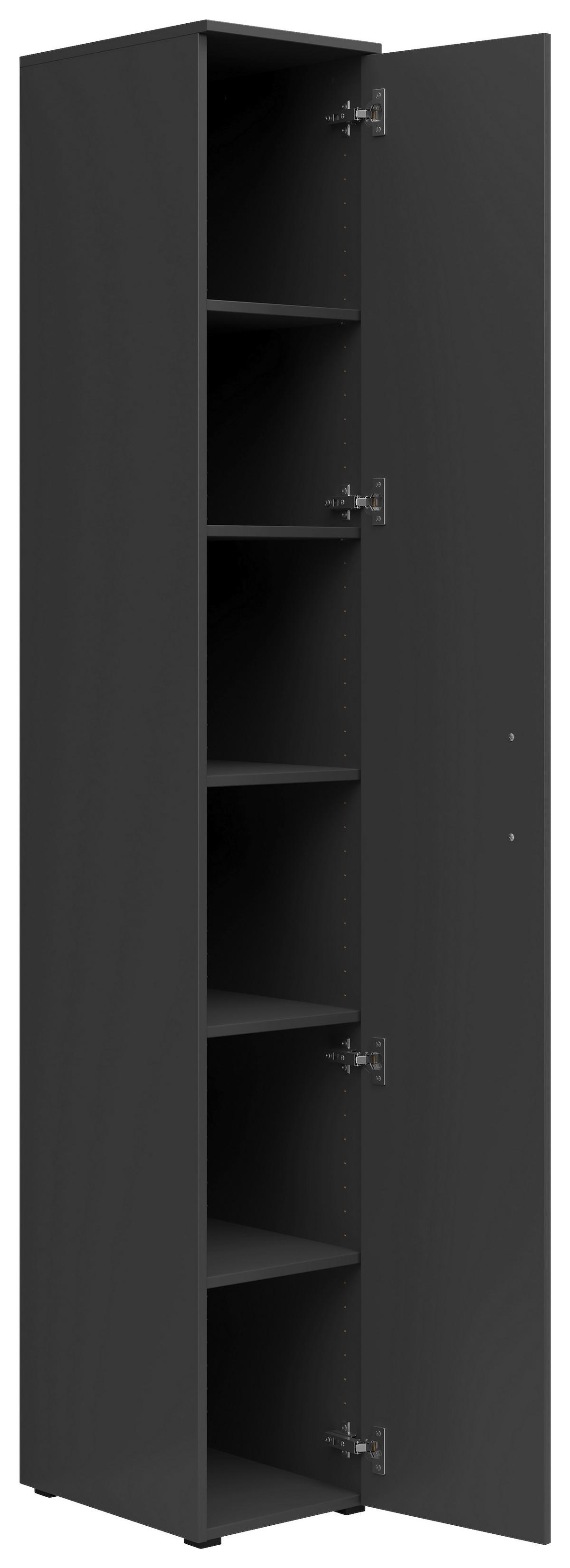 Schrank Multi-Stauraum Typ 8 anthrazit B/H/T: ca. 30x195x40 cm Multi-Stauraum Typ 8 - anthrazit (30,00/195,00/40,00cm)