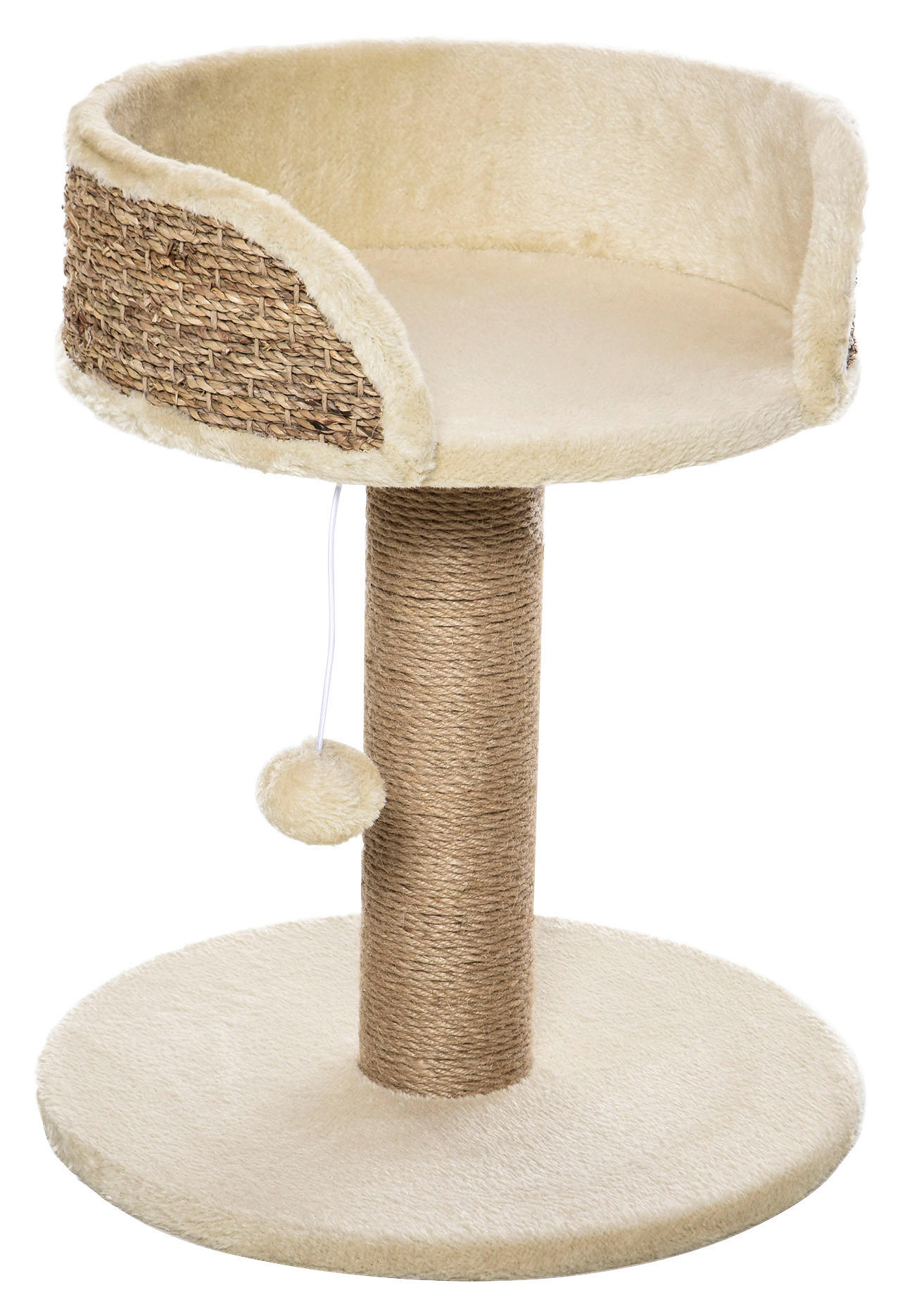 PawHut Kratzbaum kaffee Polyester B/H/L: ca. 40x49x40 cm Kratzbaum - kaffee (40,00/40,00/49,00cm) - PawHut
