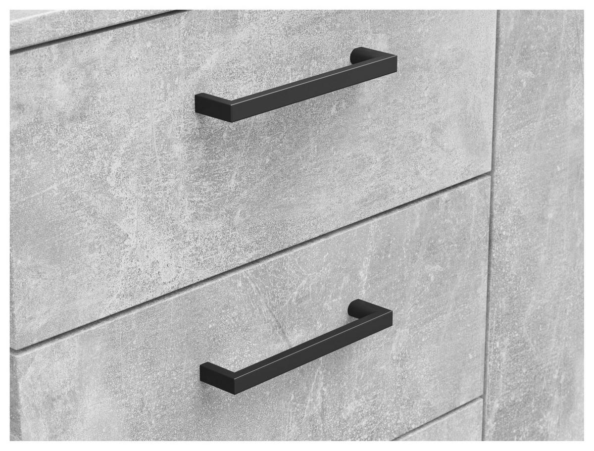Kommode Multi-Stauraum Typ 28 Beton Optik B/H/T: ca. 120x83x40 cm Multi-Stauraum Typ 28 - Beton (120,00/83,00/40,00cm)