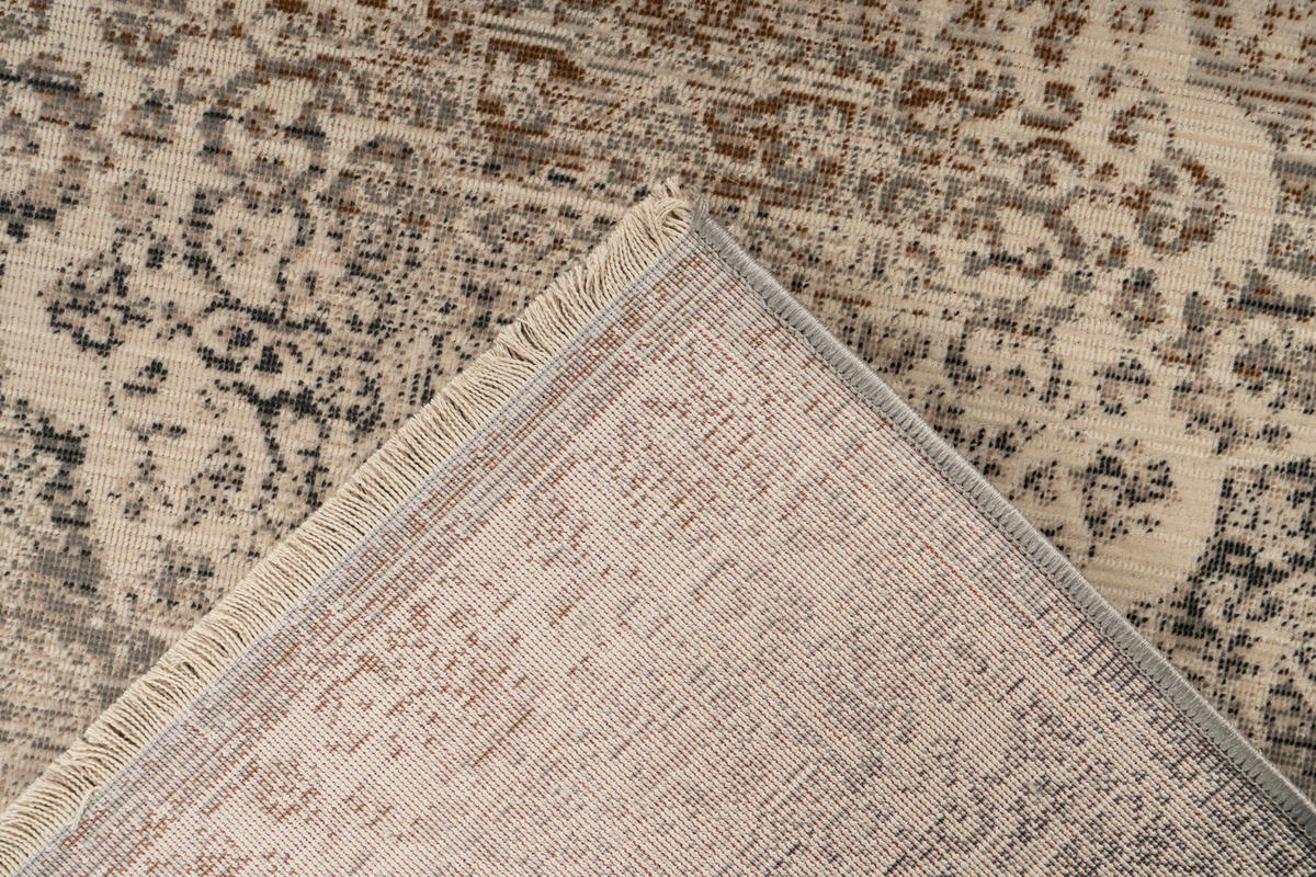 Kayoom Kurzflorteppich Charin 725 beige B/H/L: ca. 80x0,35x150 cm Charin 725 - beige (150,00/80,00/0,35cm) - Kayoom