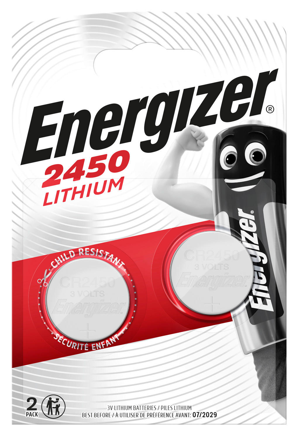 Energizer Knopfzelle E300830702 Knopfzelle_CR2450_Energizer_2er - Energizer