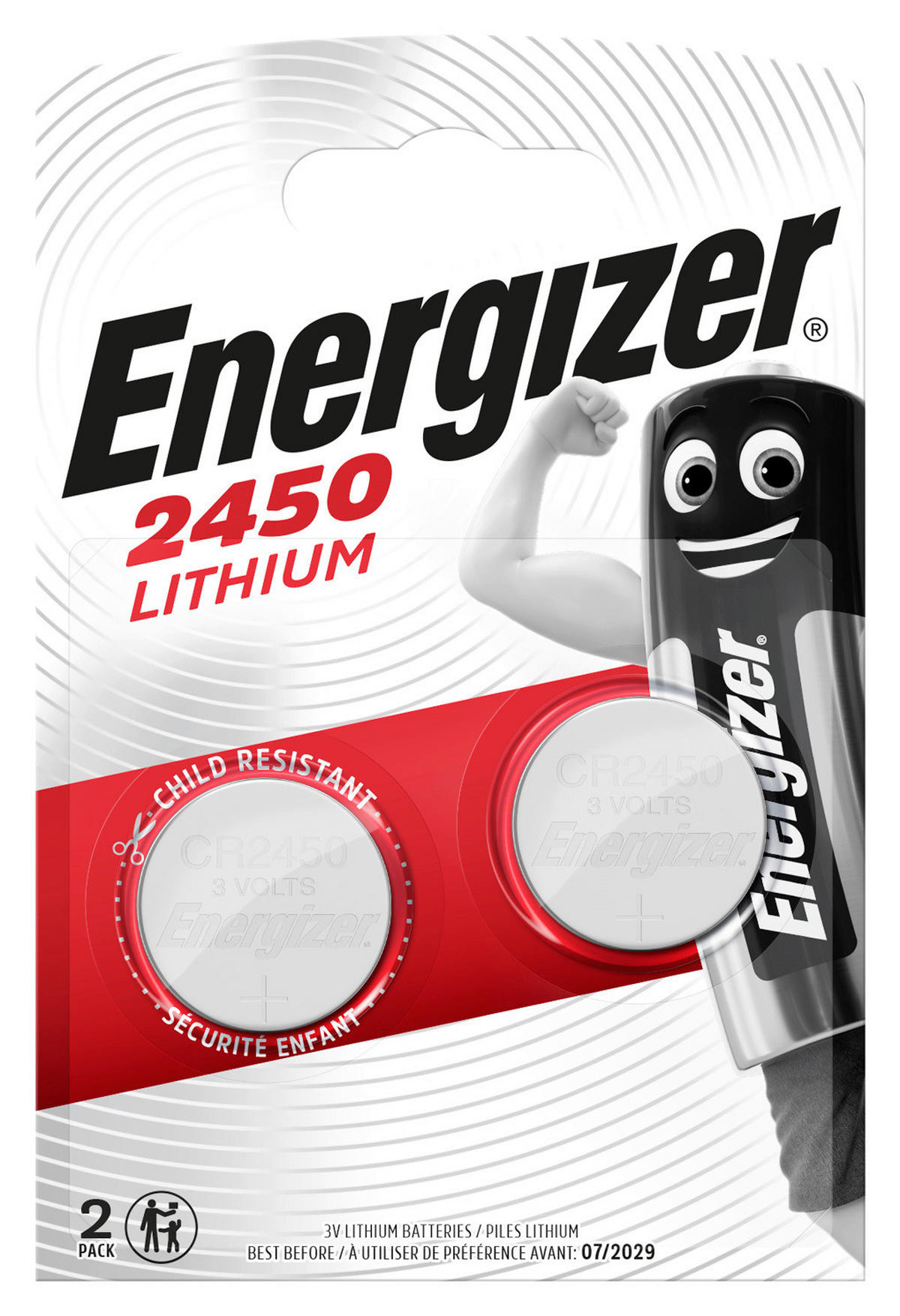 Energizer Knopfzelle E300830702 Knopfzelle_CR2450_Energizer_2er - Energizer
