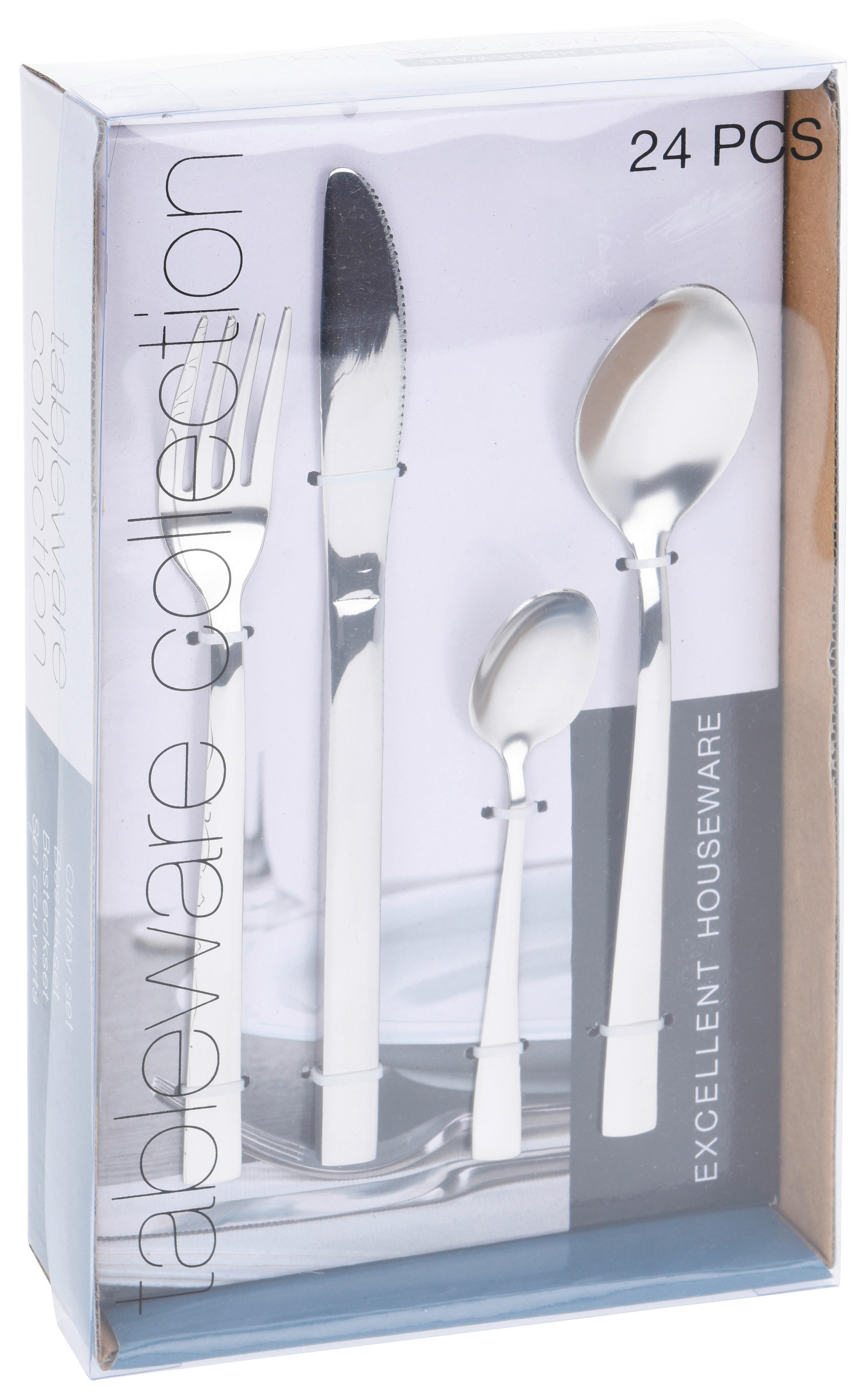 Excellent Houseware Besteckset silber Edelstahl 24 tlg. Besteckset_24tlg. - silber - Excellent Houseware