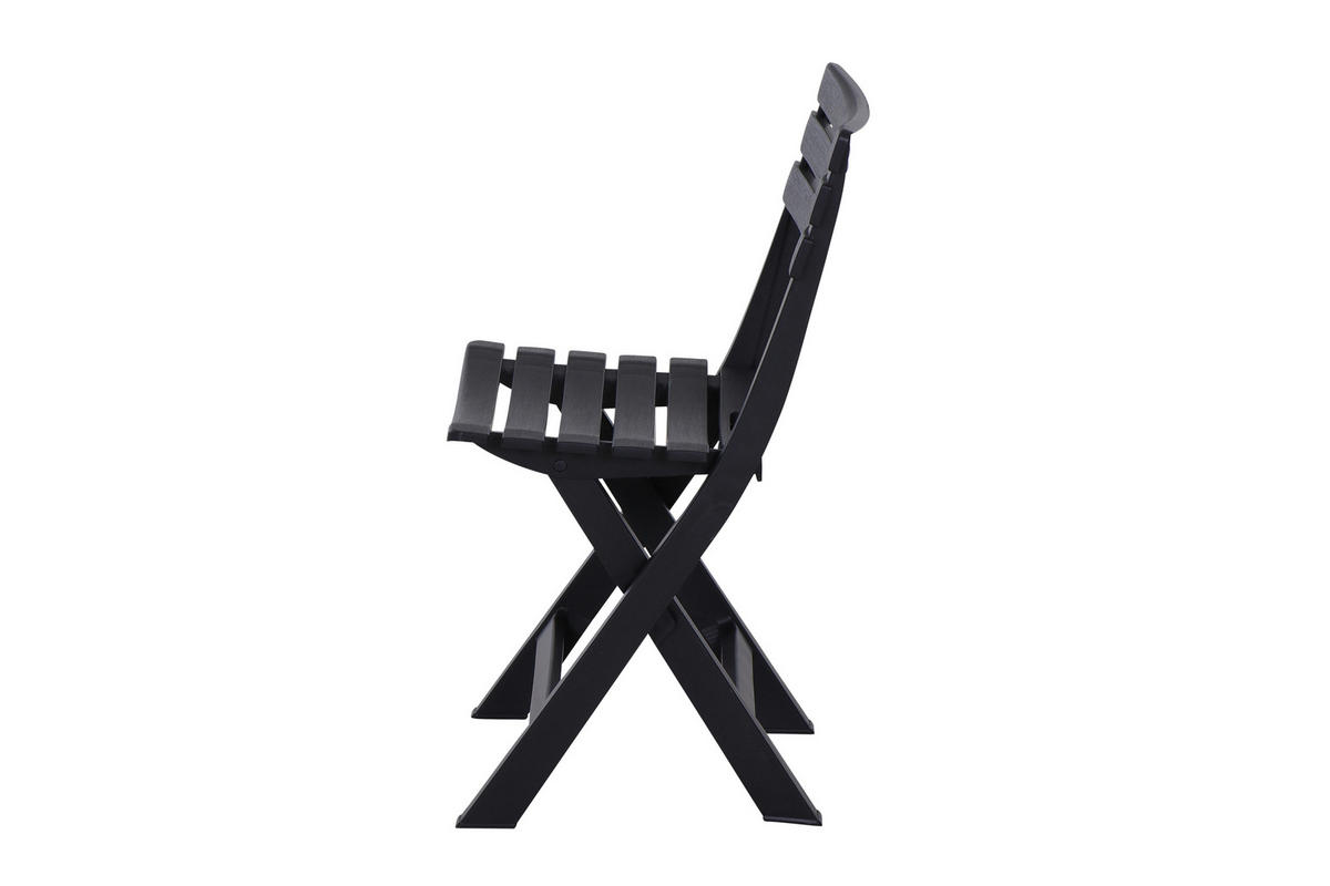 ProGarden Balkonset Club anthrazit Kunststoff B/H/L: ca. 945x2,5x112,5 cm Club - anthrazit (112,50/945,00/2,50cm) - ProGarden