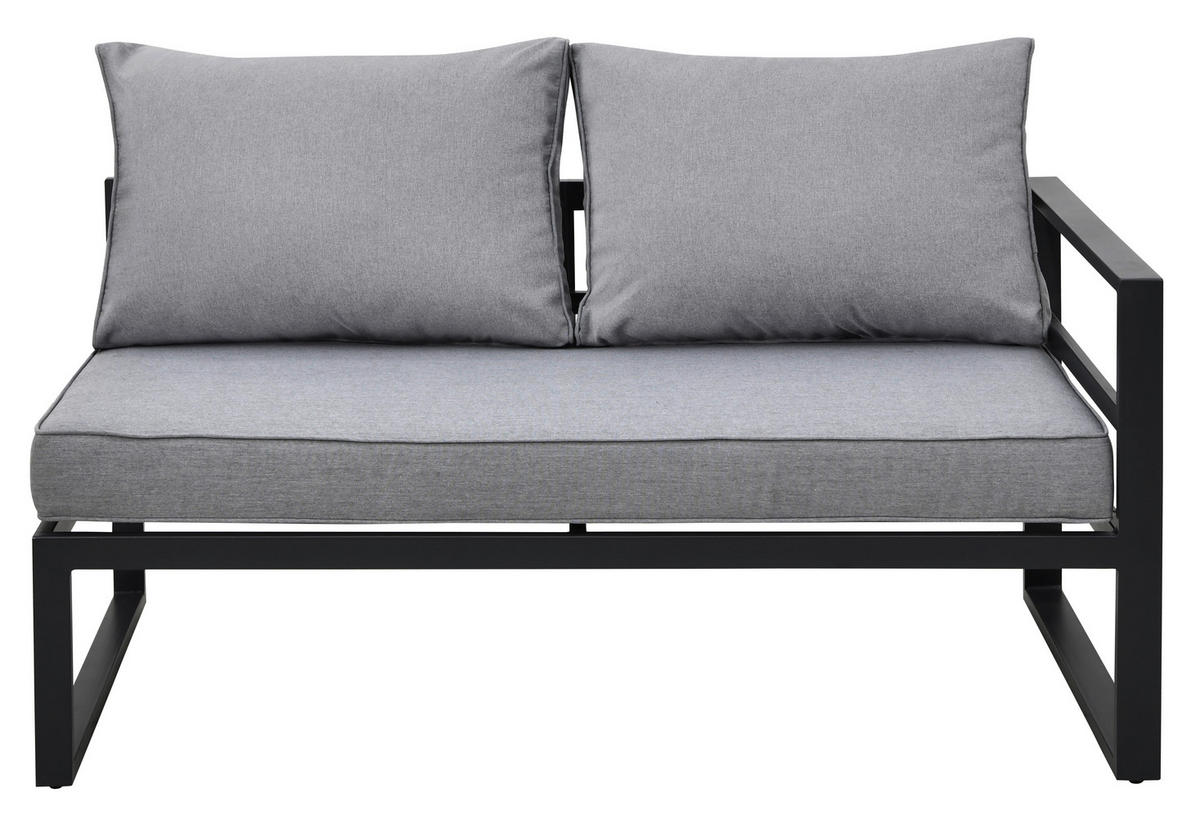 Loungeset Bilbao schwarz Stahl Bilbao - schwarz/grau
