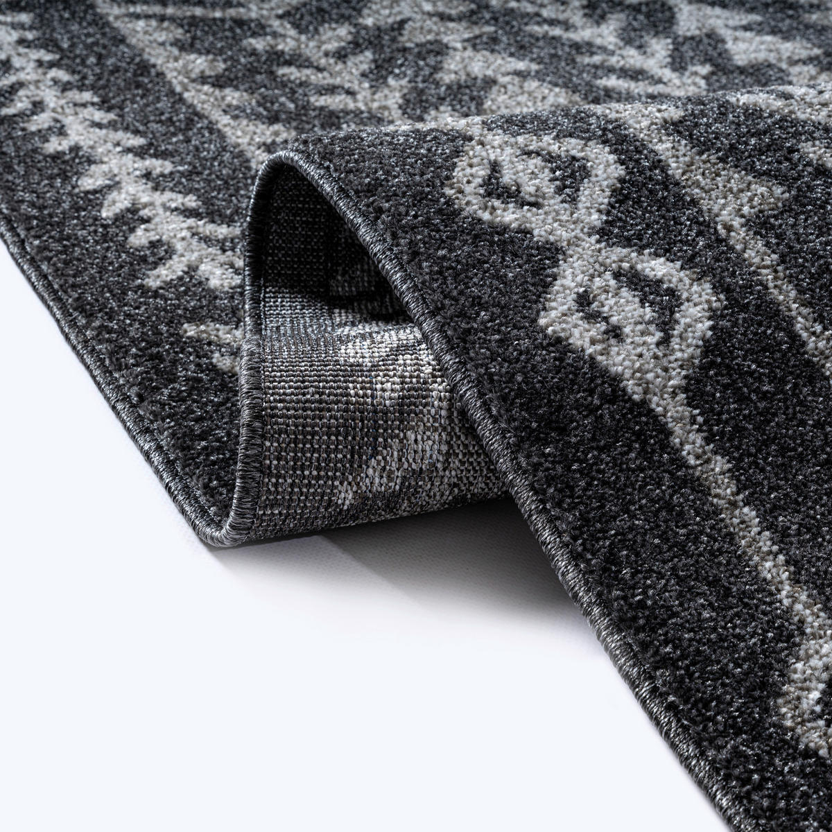 Sanat Teppich schwarz B/L: ca. 290x200 cm Teppich_Boho_8204_200x290 - schwarz (290,00/200,00cm) - Sanat