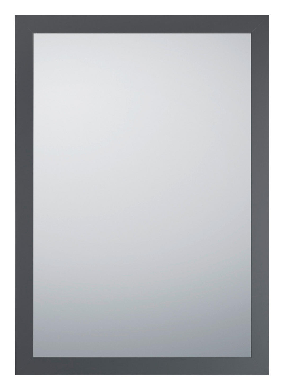 Mirrors&More Rahmenspiegel KIM anthrazit B/H/T: ca. 48x68x2 cm KIM - anthrazit (48,00/68,00/2,00cm) - Mirrors&More