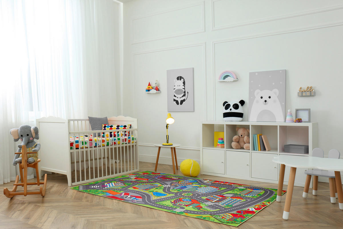 Andiamo Kinderteppich bunt B/L: ca. 100x150 cm Teppich_Spielstraße 100x150cm multi - bunt (100,00/150,00cm) - Andiamo