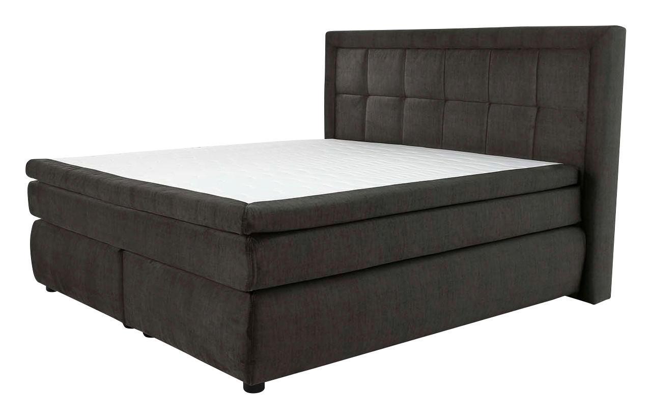 Boxspringbett  anthrazit dunkel Liegefläche B/L: ca. 180x200 cm Sophia_Max_Boxspringbett - anthrazit (200,00/133,00/219,00cm)