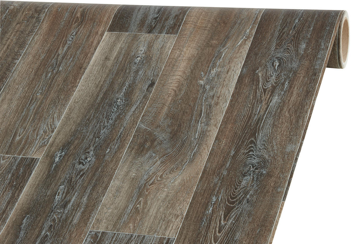 Vinylboden Quintex dunkelbraun Eiche B: ca. 500 cm pro m² Quintex - dunkelbraun (500,00cm)