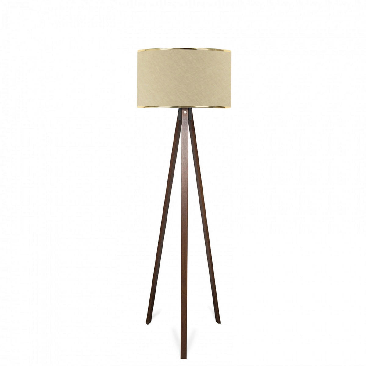 Opviq Stehleuchte beige Holz B/H/T/L/D: ca. 38x140x38x38x38 cm E27 1 Brennstellen AYD - beige (38,00/38,00/140,00cm) - Opviq