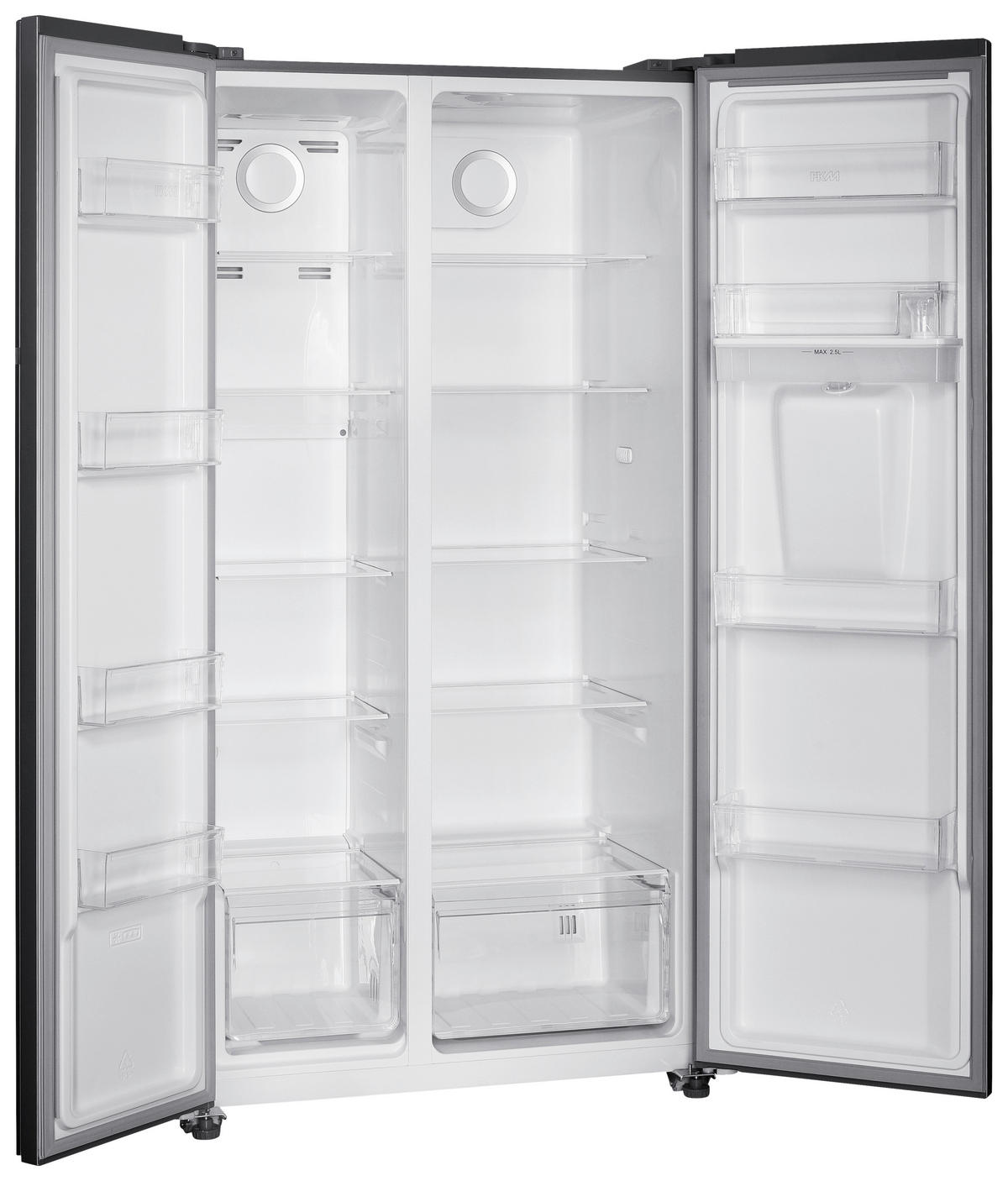 PKM Side-by-Side SBS505DNFWDDIX silber B/H/T: ca. 90x177x66 cm Side-by-Side SBS505DNFWDDIX - silber (90,00/177,00/66,00cm) - PKM