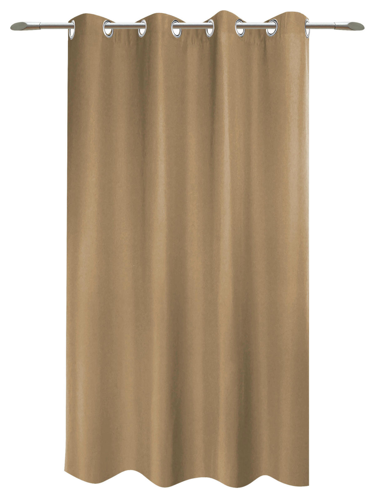 POCOline Ösenvorhang Sorrento Mocha Mousse B/L: ca. 140x175 cm Sorrento - Mocha Mousse (140,00/175,00cm) - POCOline