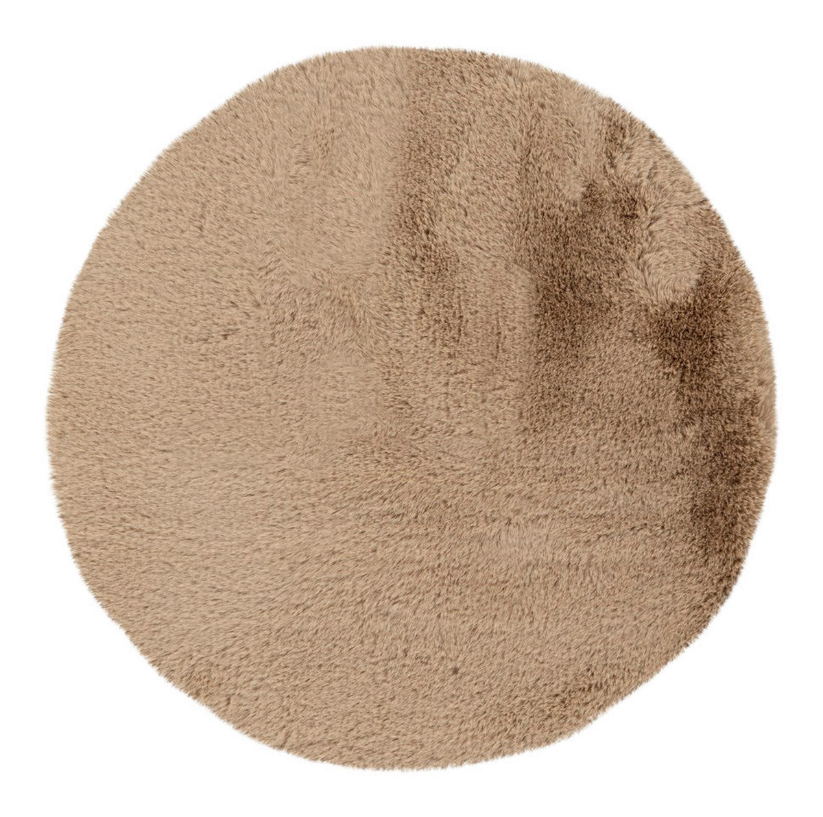 Kayoom Hochflorteppich Badematte Rabbit 425 beige B/H/L: ca. 100x3,5x100 cm Badematte Rabbit 425 - beige (100,00/100,00/3,50cm) - Kayoom